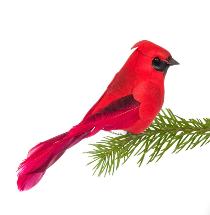 Cardinal Bird Clip