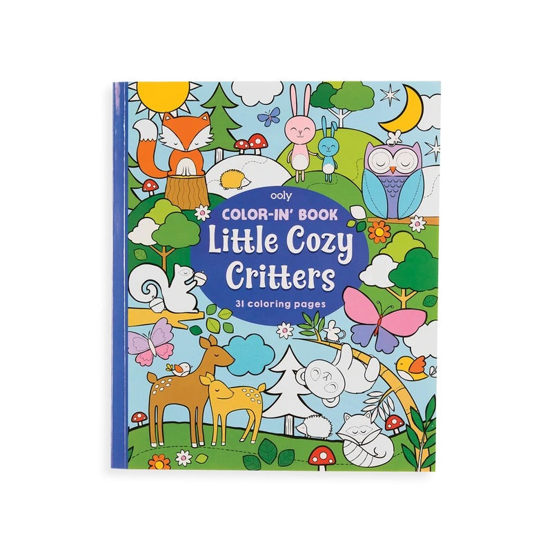 Ooly Colour in Book Little Cozy Critters