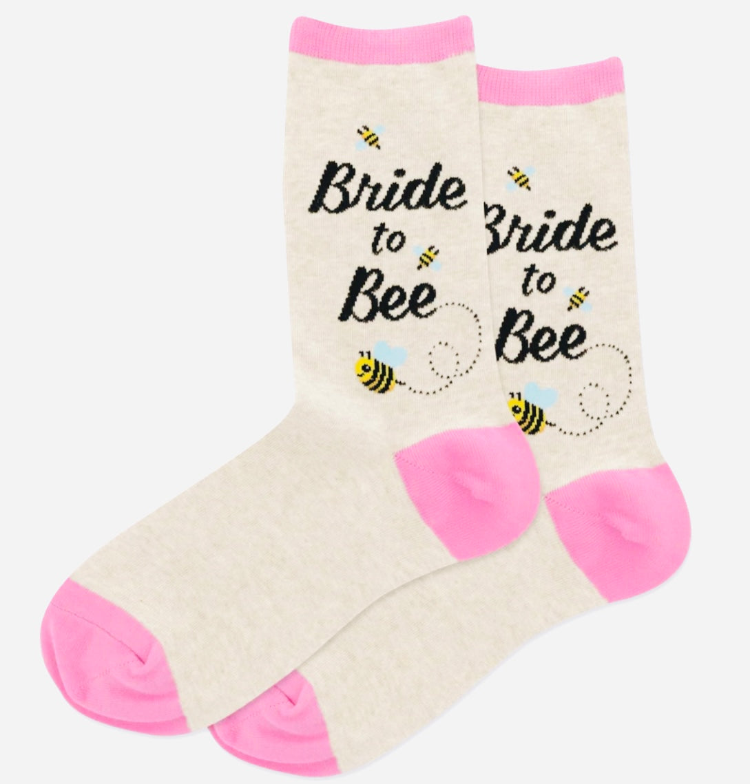Hot Sox Women’s  Bride to Bee Socks