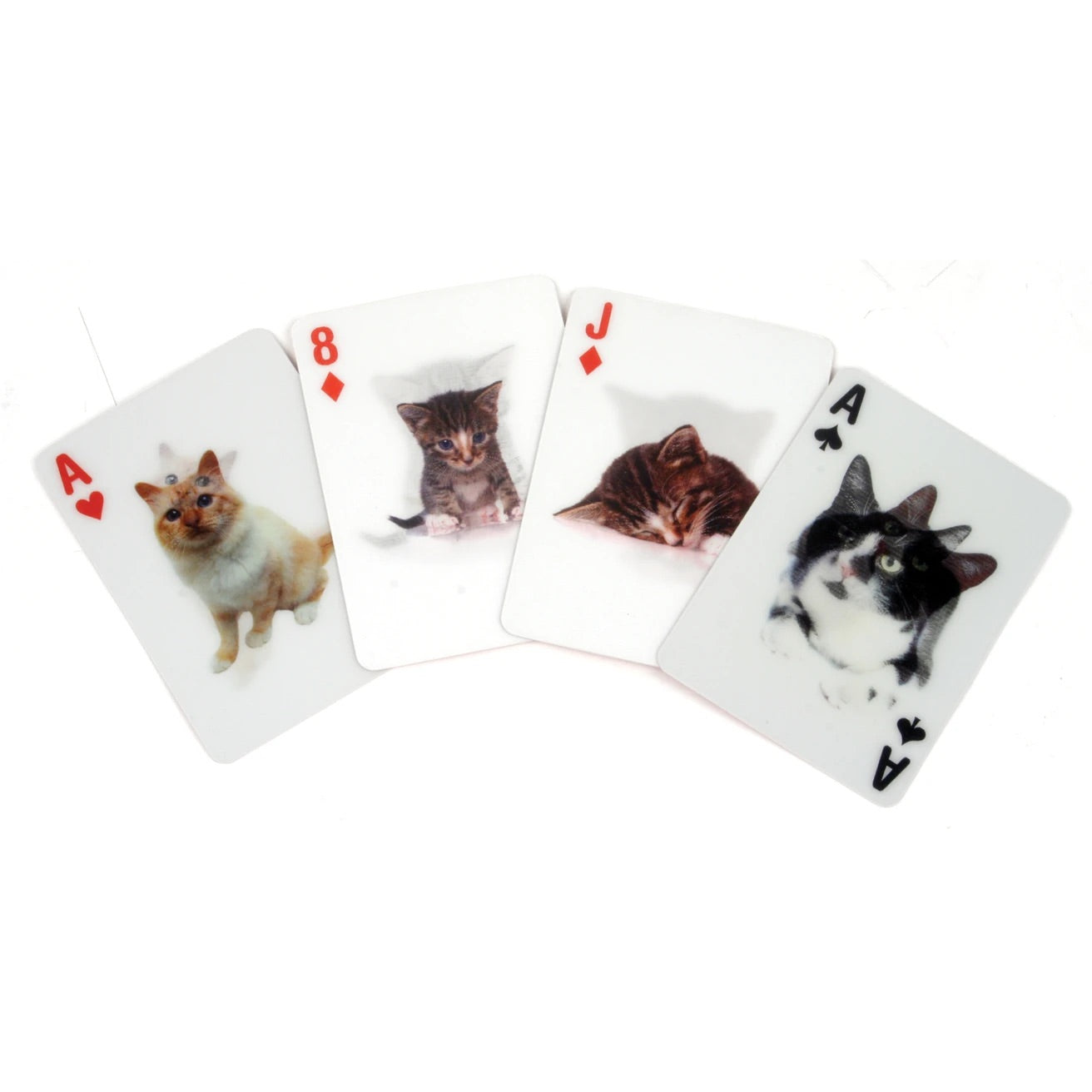 Kikkerland 3D Cat Playing Cards