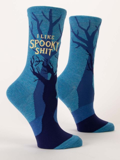 Blue Q Men’s Spooky Crew Sock