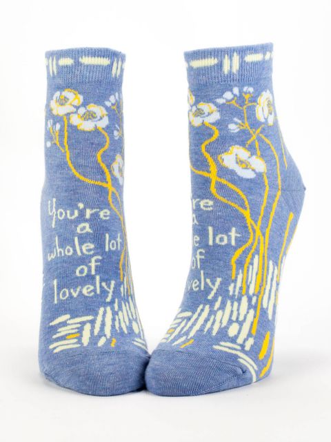 Blue Q Womens Lovely Ankle Socks