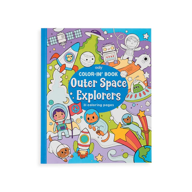 Ooly Colour in Book Outer Space Explorer