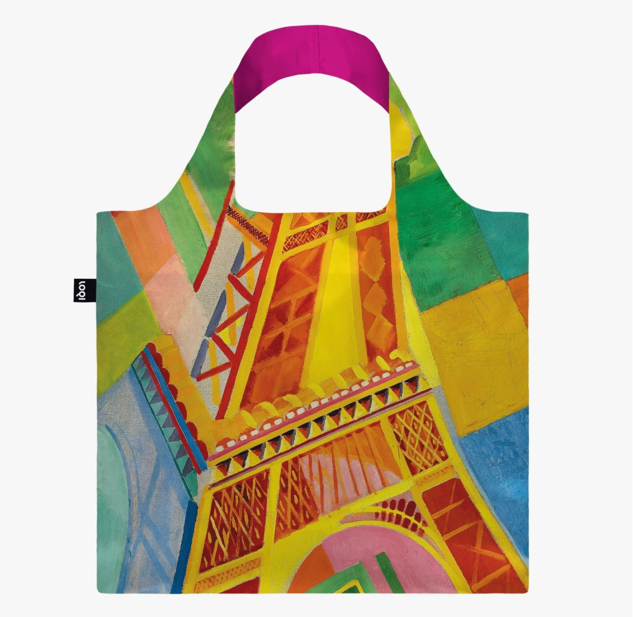 LOQI Tote Robert Delaunay Tour Eiffel, 1926 Recycled Bag