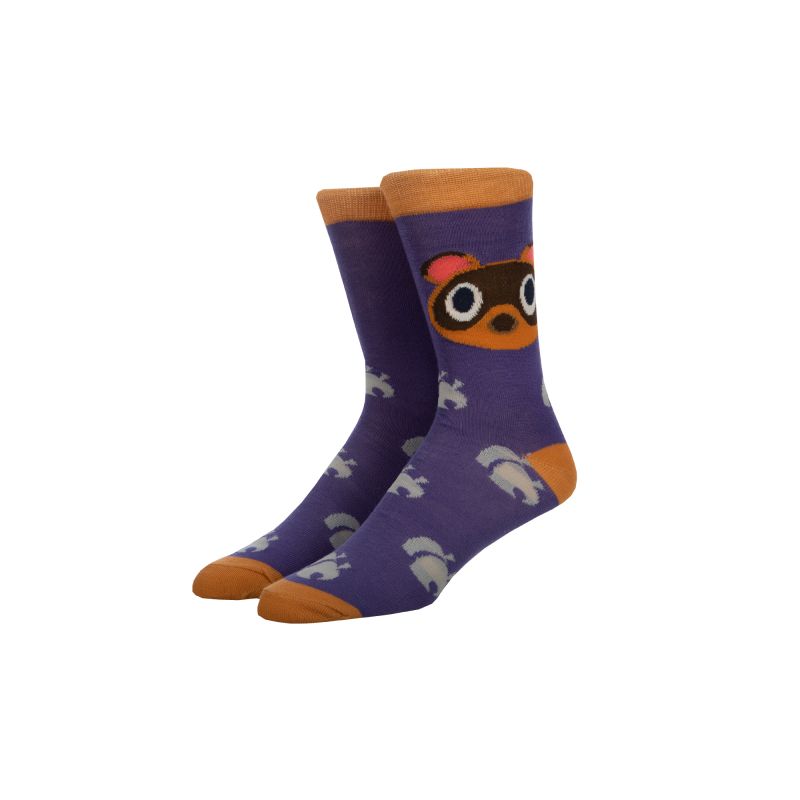 Animal Crossing Raccoon Socks