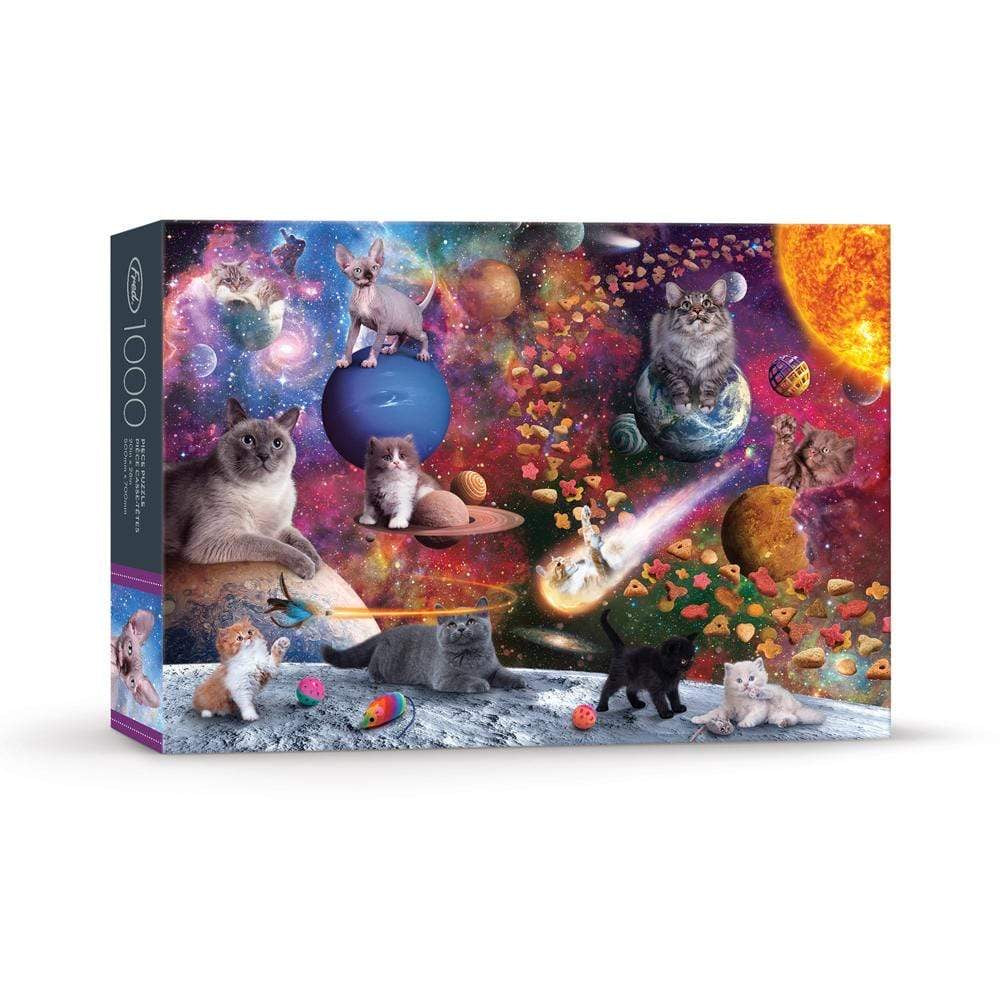 Fred & Friends Galaxy Cats 1000pc Puzzle