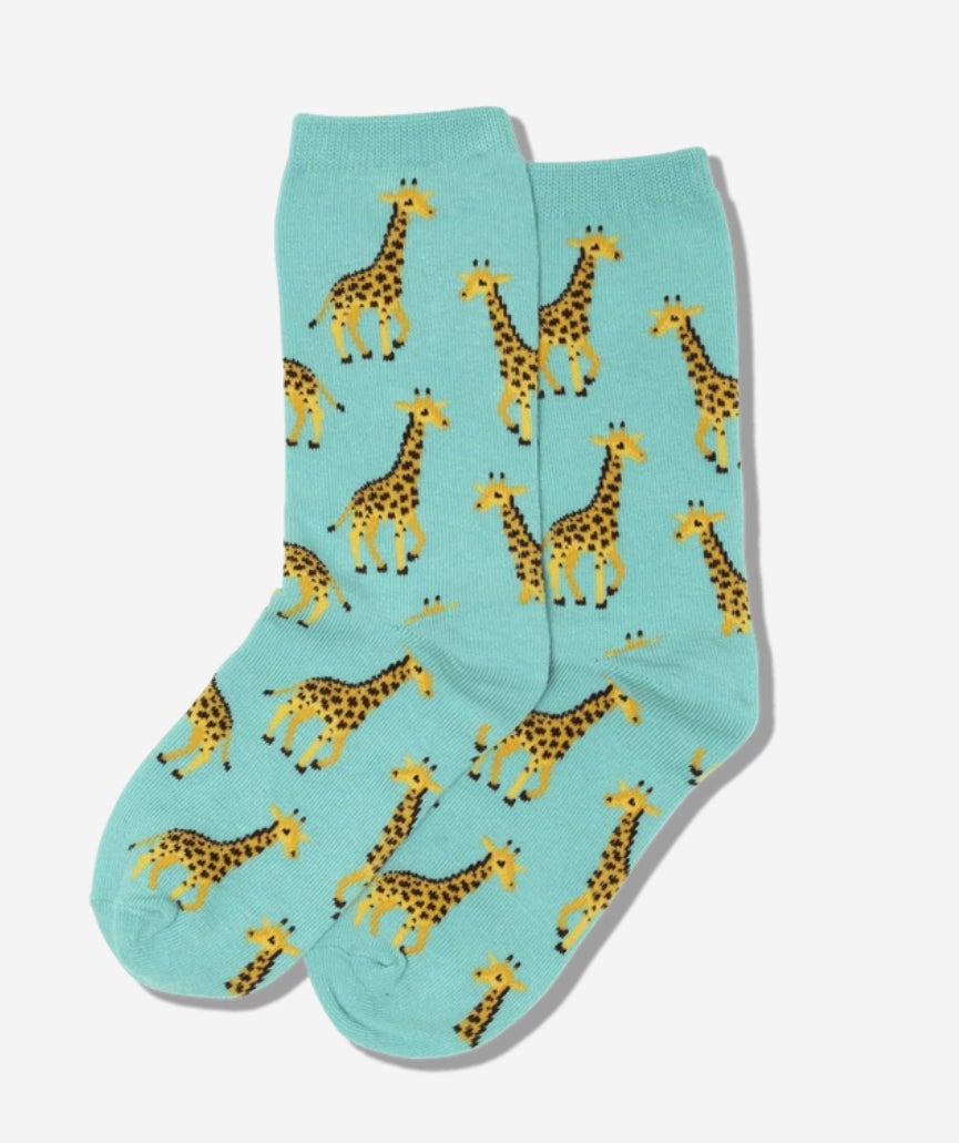 Hot Sox Kids Giraffe Socks (4-7 yrs)