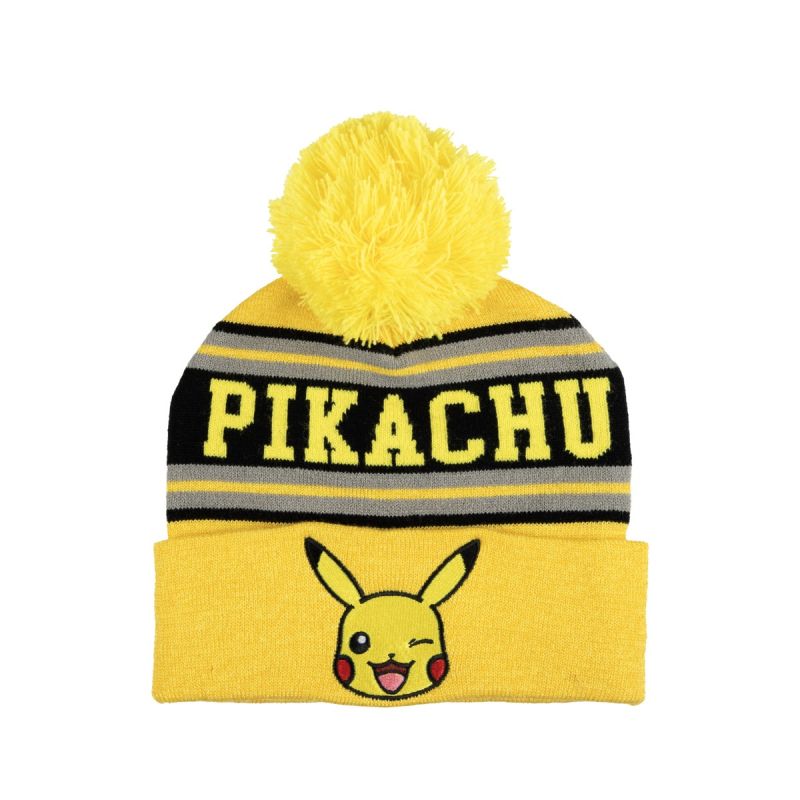 Pokémon Pikachu Jacquard Pom Beanie