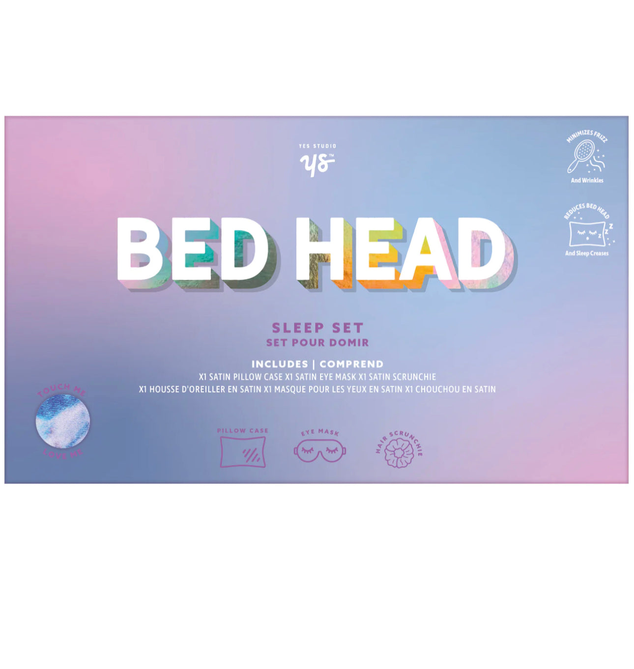 Yes Studio Bed Head Satin Sleep Set