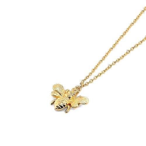 Gold Vermeil Bumble Bee Necklace