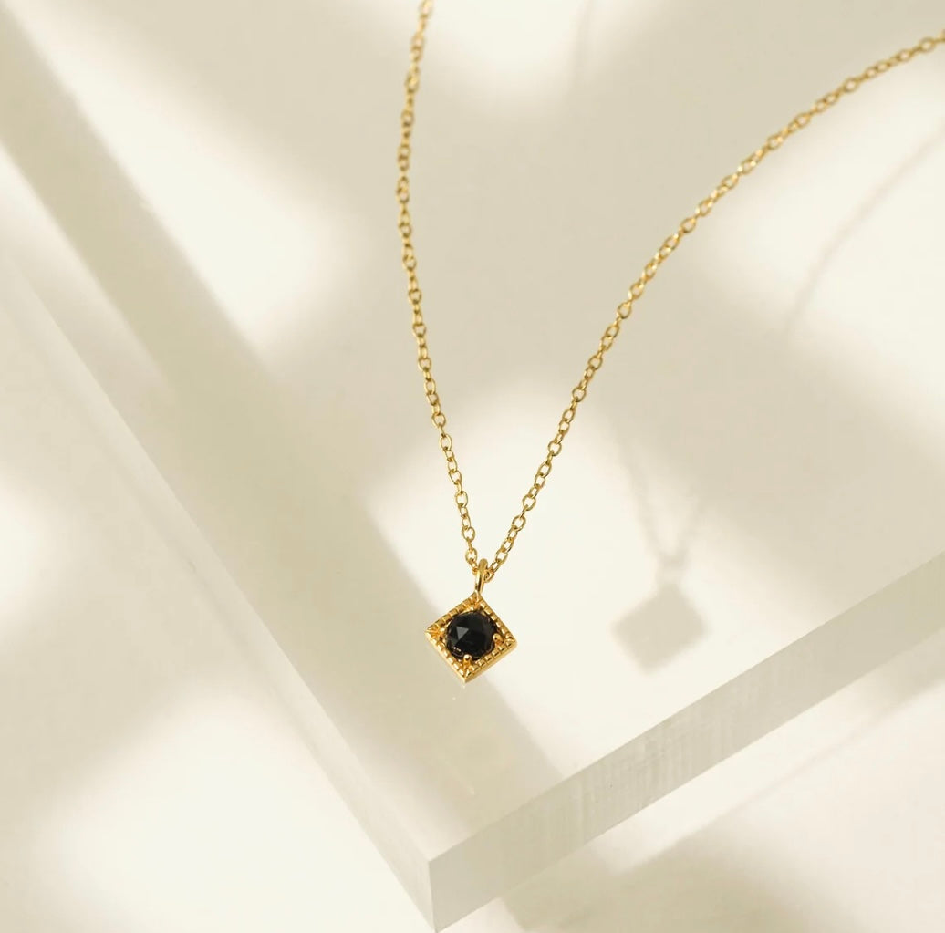 Lover’s Tempo Onyx Eclipse Necklace