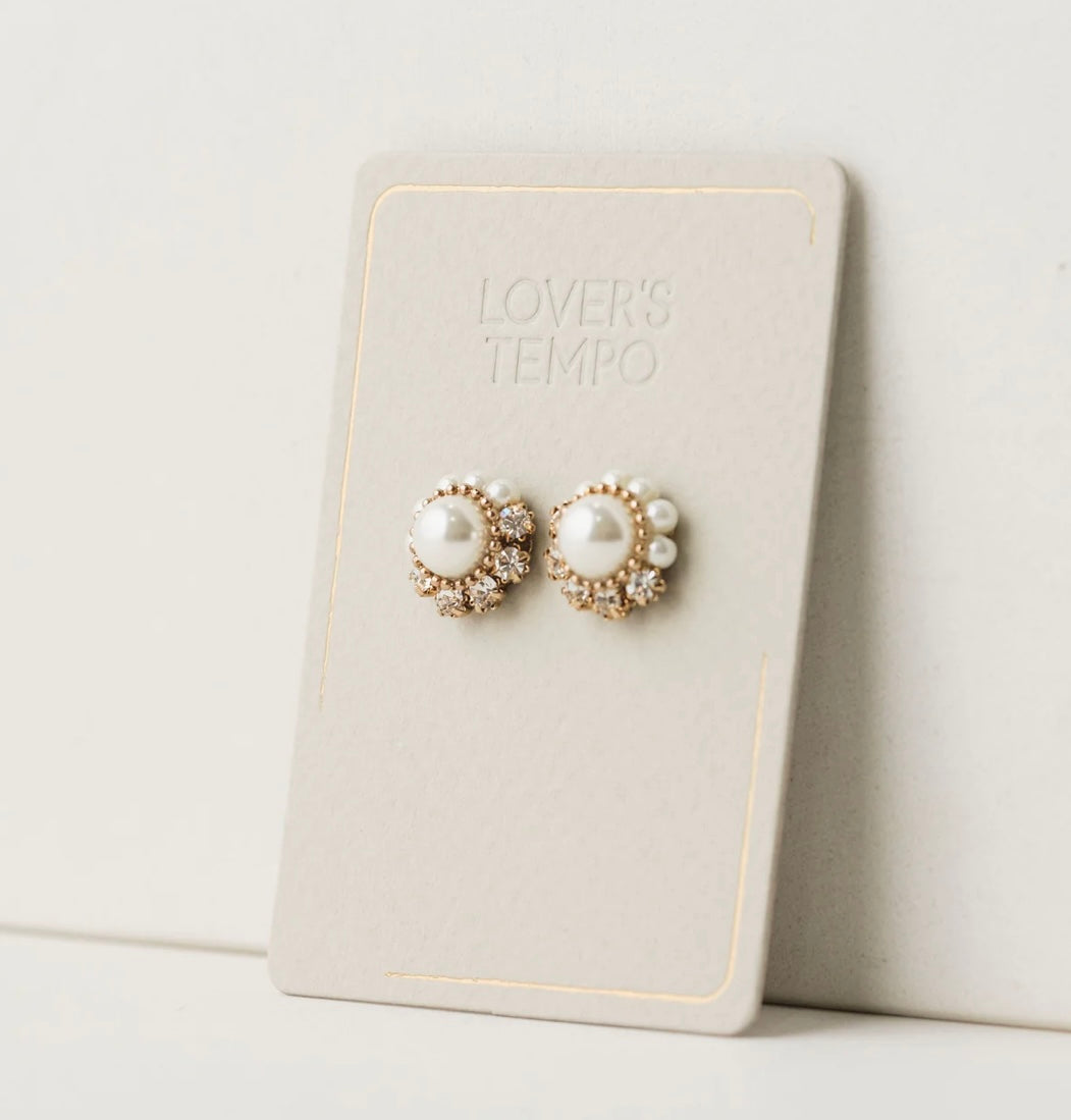 Lover’s Tempo Empress Pearl Post Earrings
