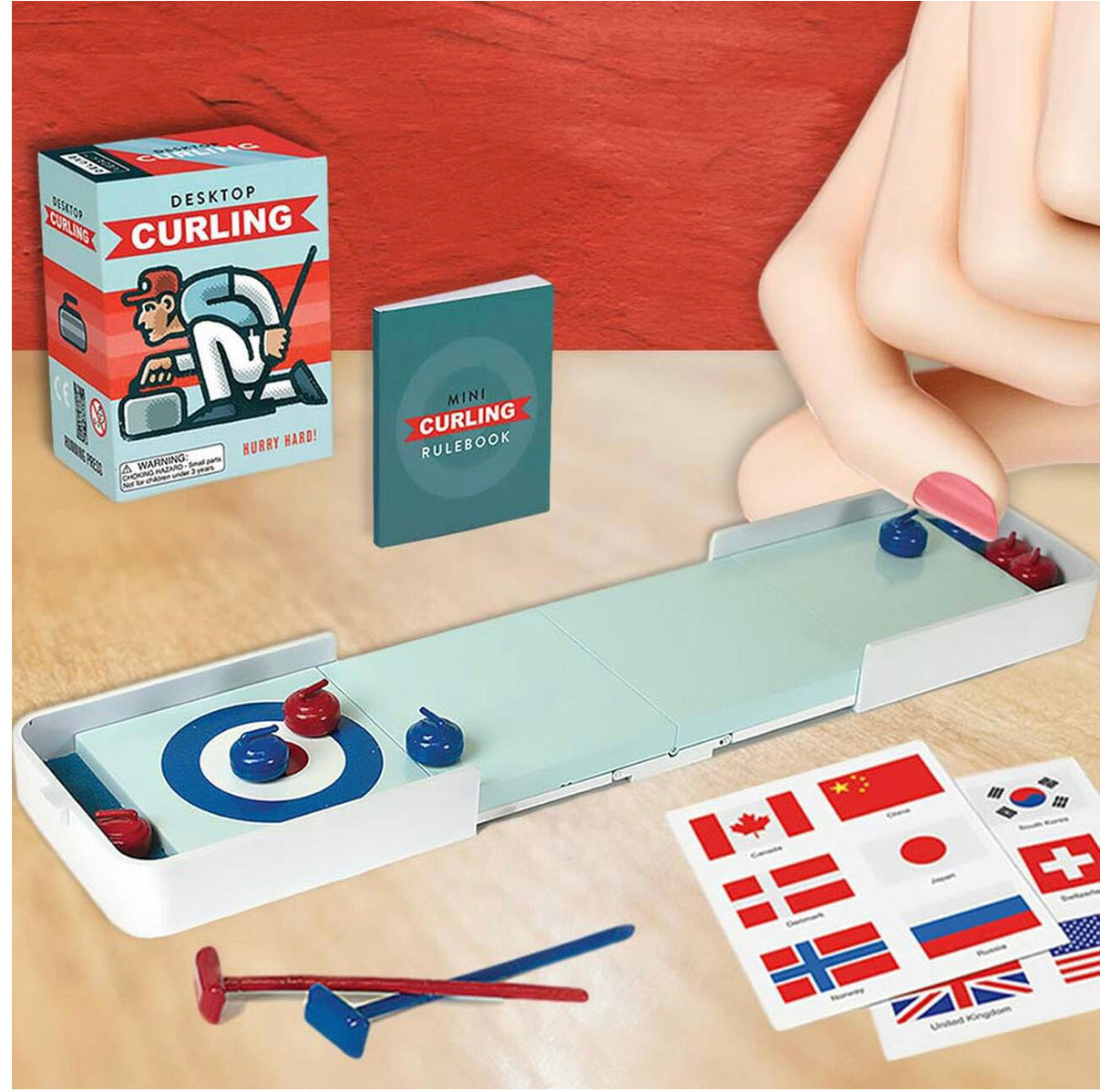 Running Press Mini Curling Kit