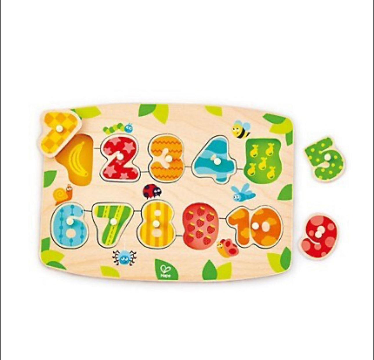 Hape Numbers Peg Puzzle