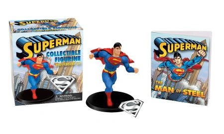 Running Press Superman: Collectible Figurine and Pendant Kit