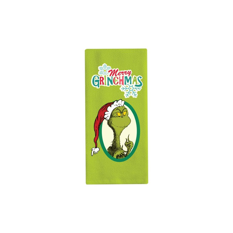 The Grinch Dish Towel