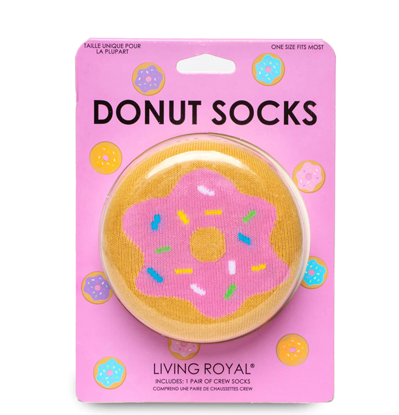 Living Royal Donut Socks