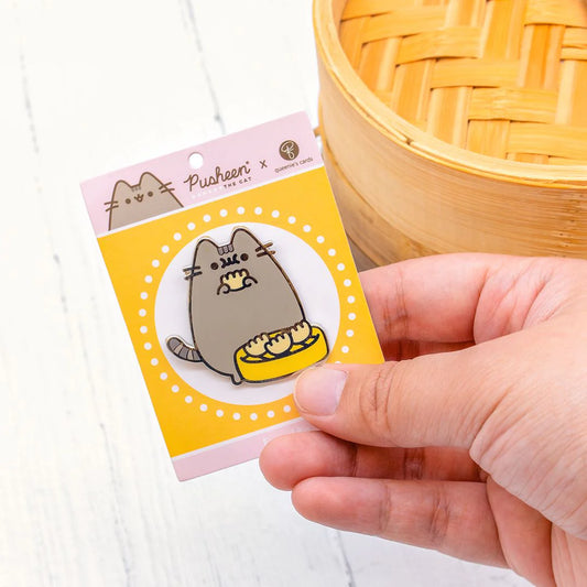 Queenie's Cards x Pusheen Dumpling Enamel Pin