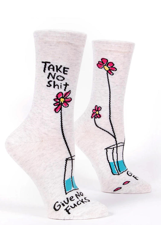 Blue Q Women’s Take No Shit Socks