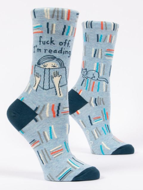 Blue Q Women’s I’m Reading Socks