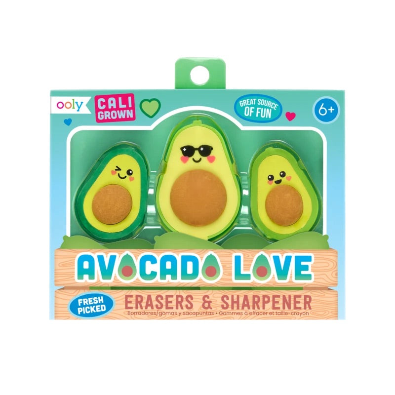 Ooly Avocado Eraser & Sharpener