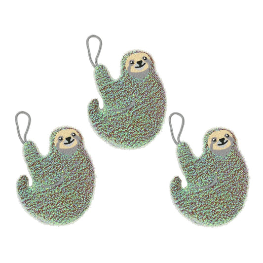 Set of 3 Sloth Kitchen Sponges