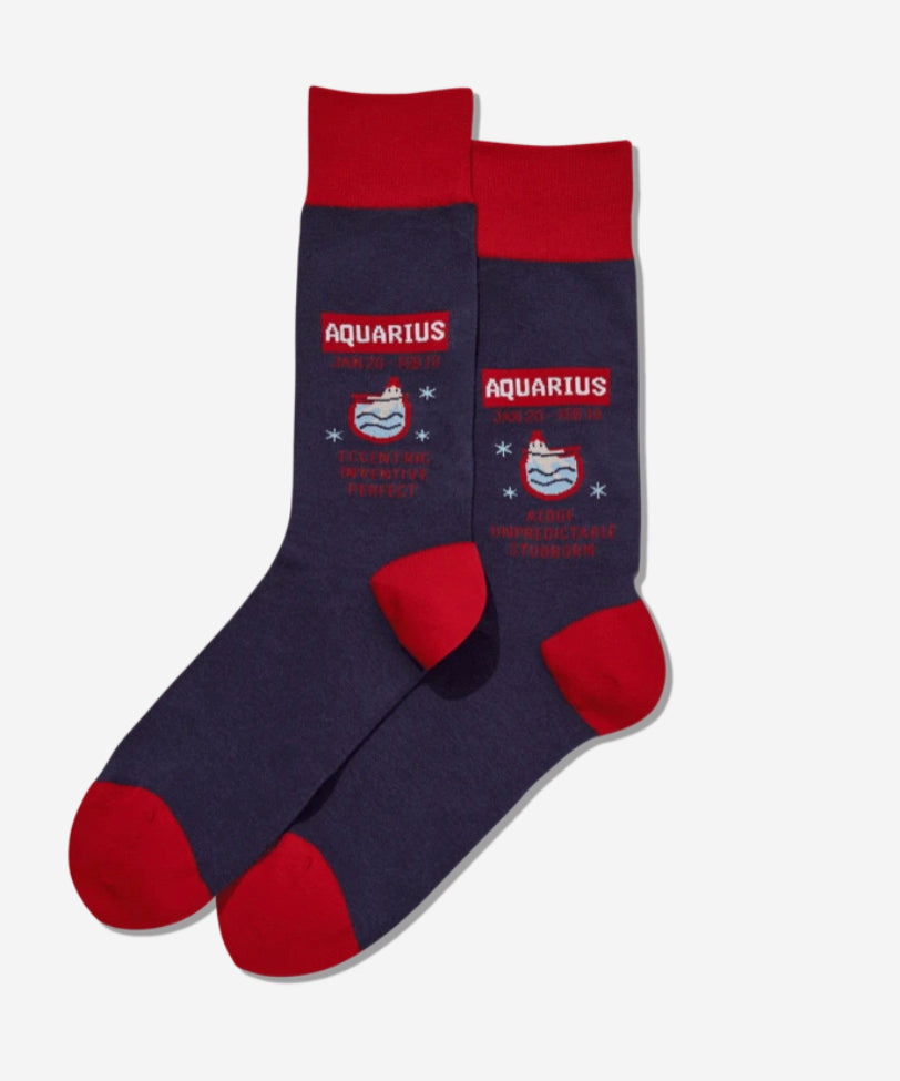 Hot Sox Mens Aquarius Socks