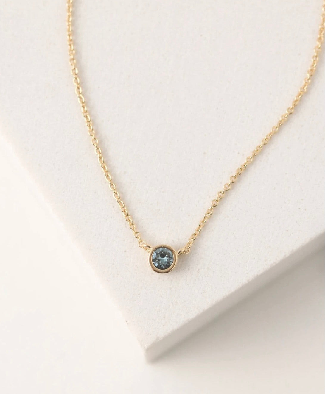 Lover’s Tempo Kaleidoscope Birthstone Gold Necklace