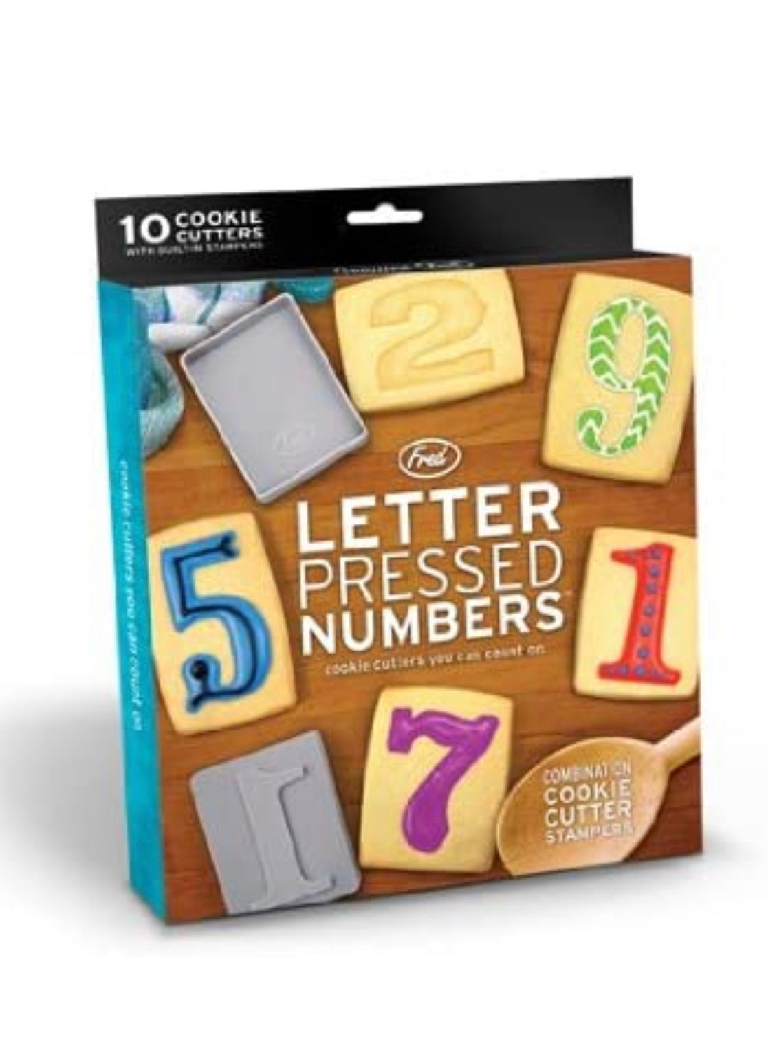 Fred Number Cookie Cutters