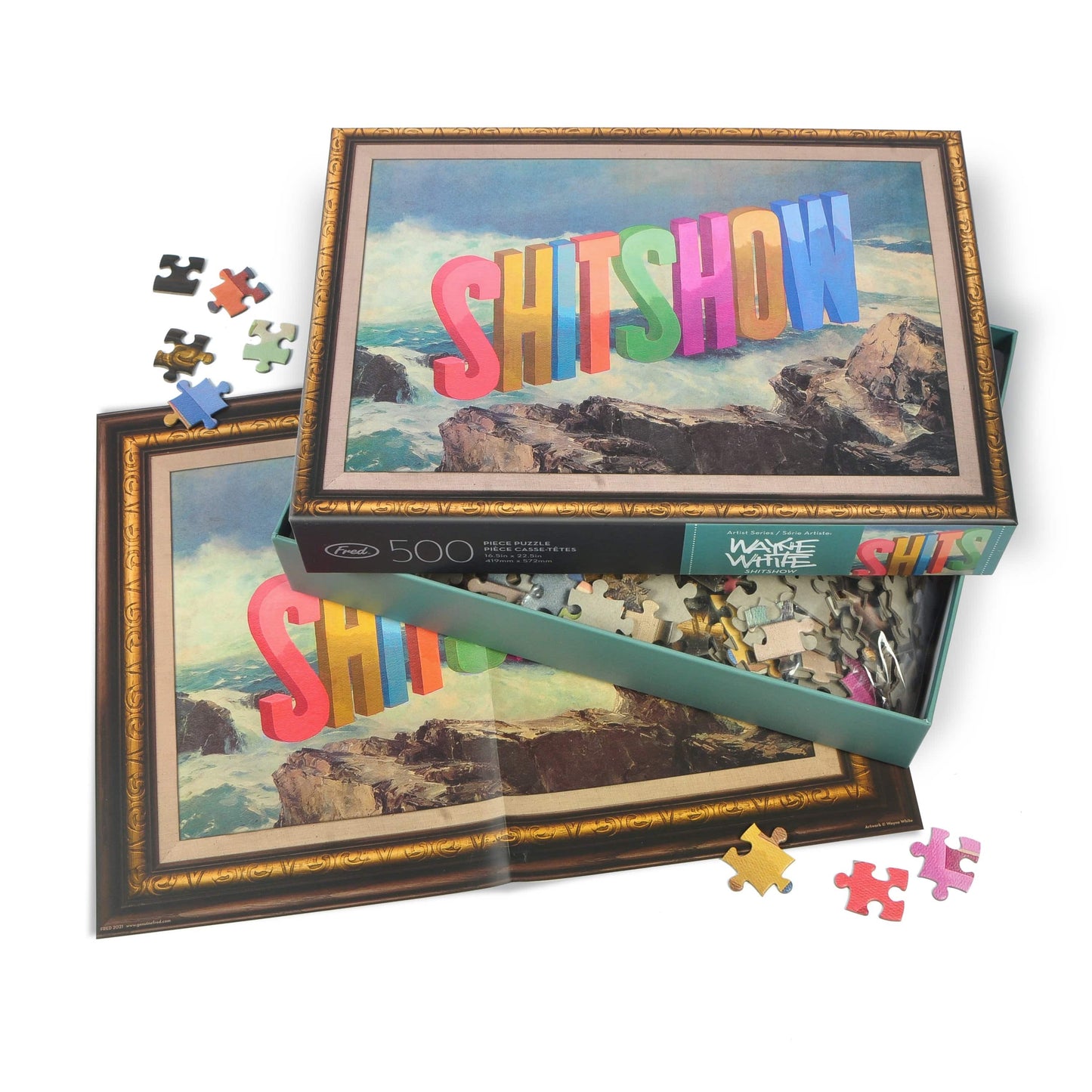 Fred & Friends Shitshow 500pc Puzzle