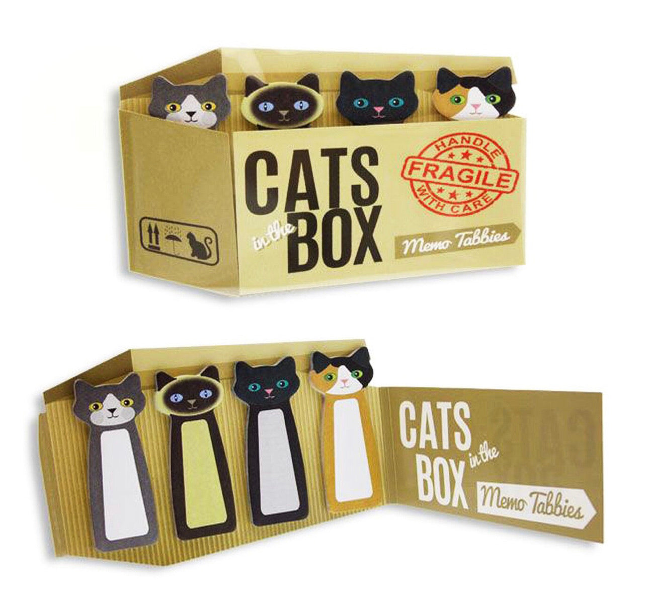 Cats In a Box Memo Tabs