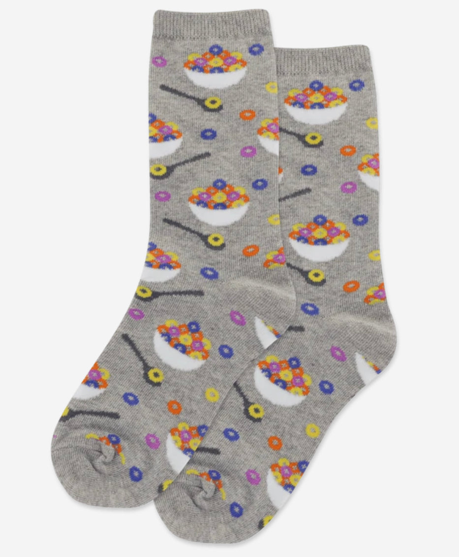 Hot Sox Kids Crew Cereal Sock (4-7 yrs)
