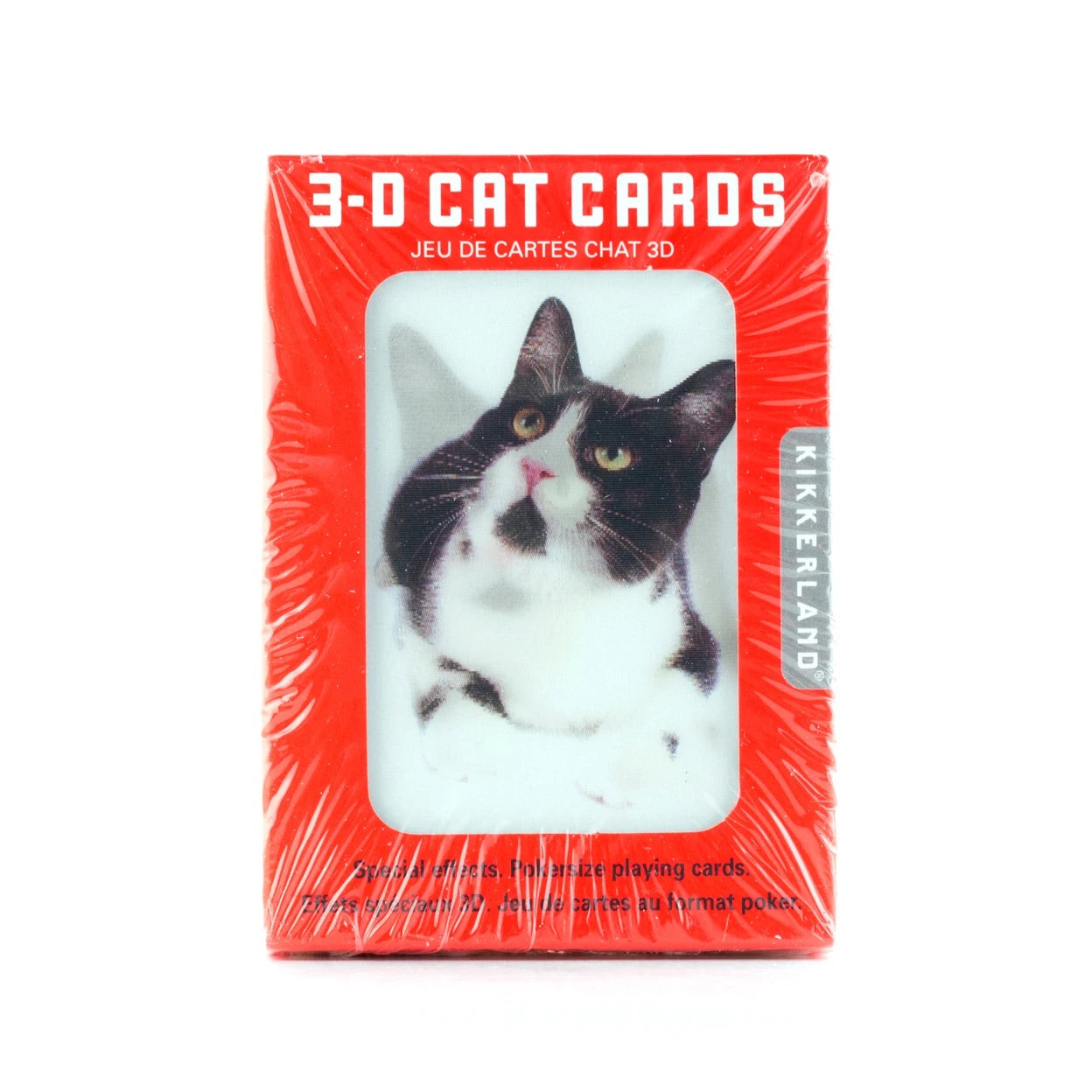 Kikkerland 3D Cat Playing Cards