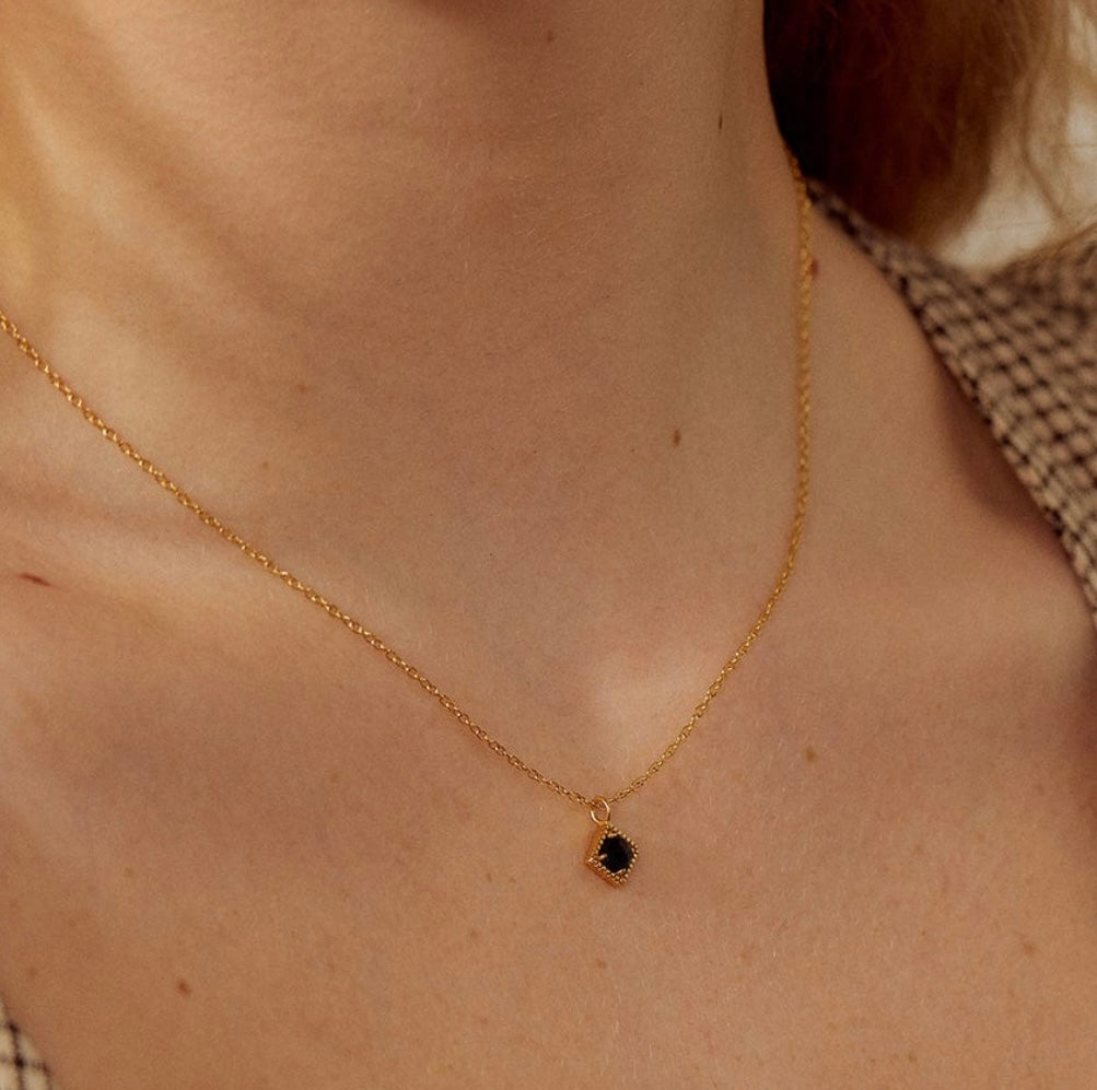 Lover’s Tempo Onyx Eclipse Necklace