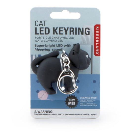 Kikkerland LED Cat Keychain