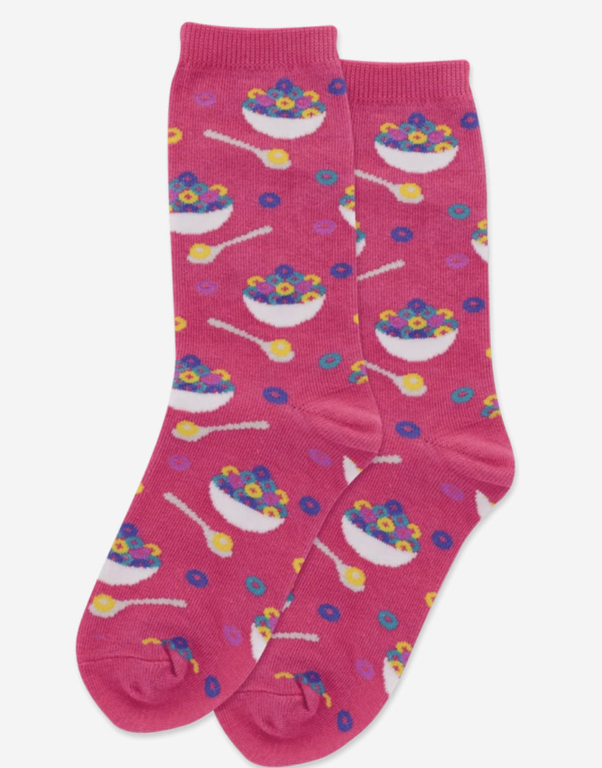 Hot Sox Kids Crew Cereal Sock (4-7 yrs)