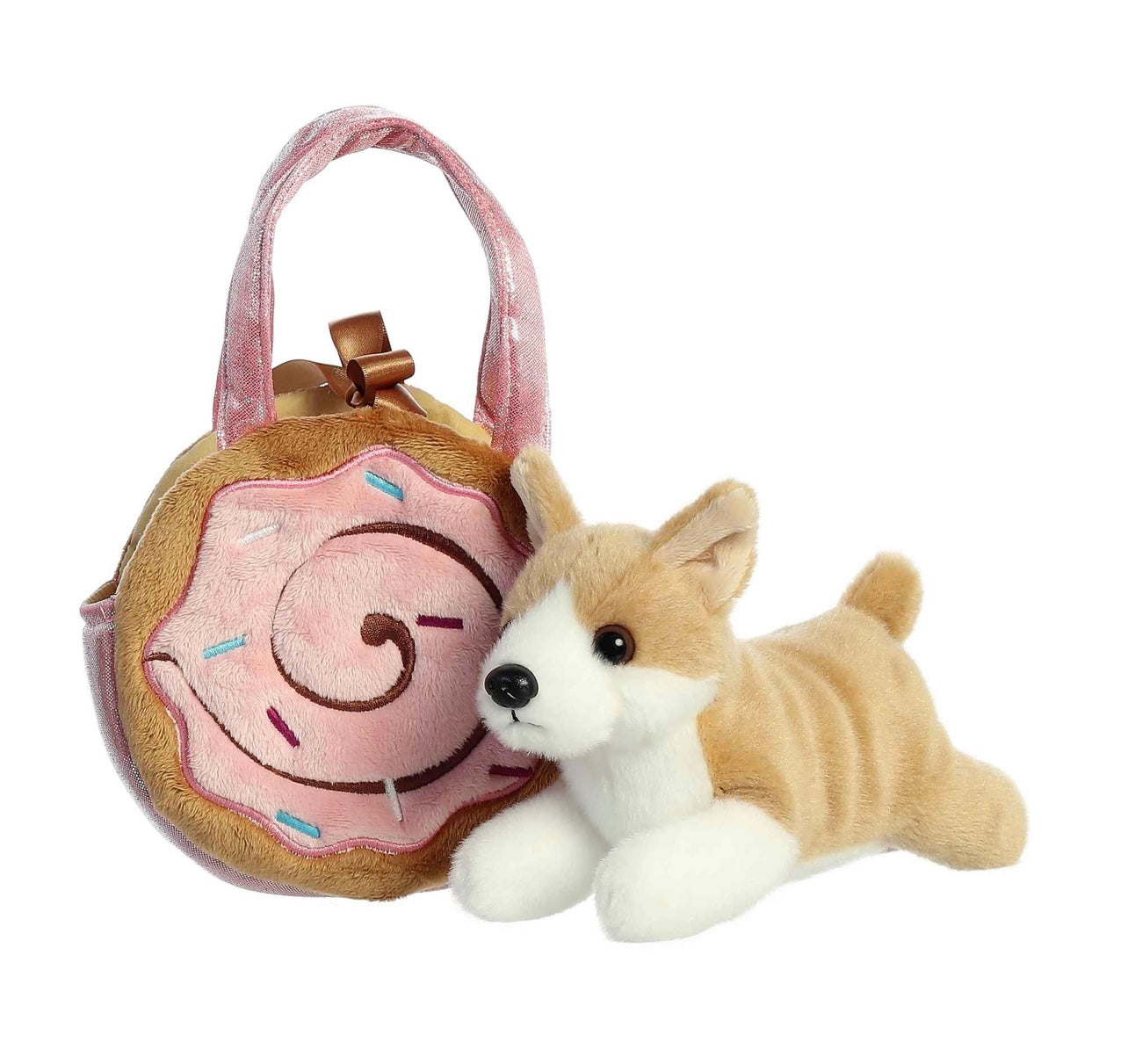 Fancy Pals Cinnamon Roll Corgi Pet Carrier