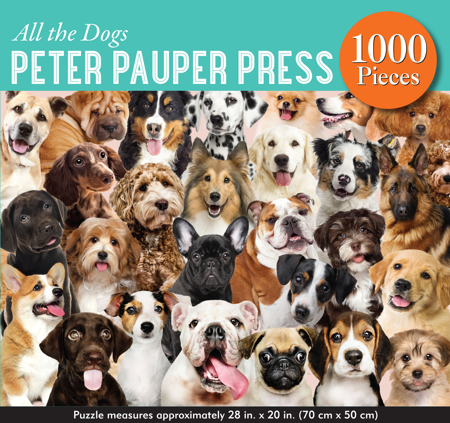 Peter Pauper Dogs Puzzle 1000pc