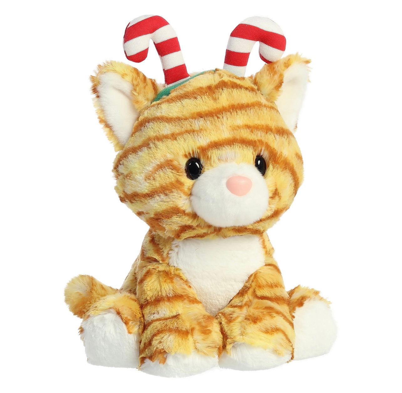 Holiday Candy Cane Tabby Cat