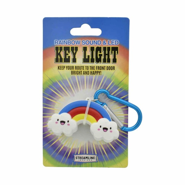Rainbow Light up Keychain