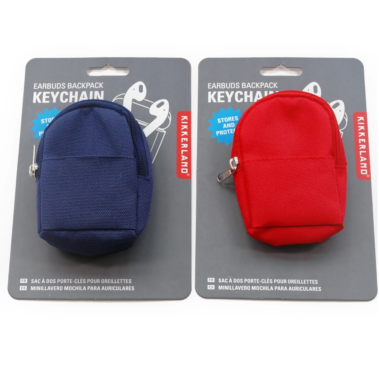 Kikkerland Earbuds Backpack Keychain