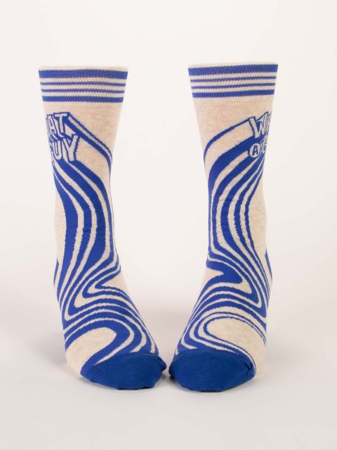 Blue Q Men’s Socks What A Guy