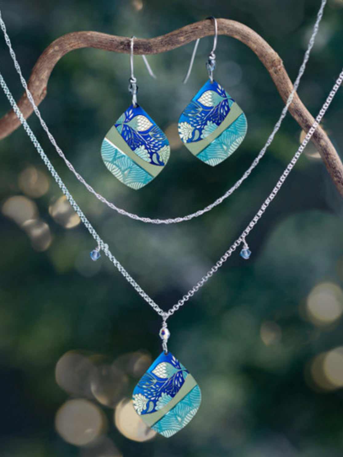 Holly Yashi Lani Blue Necklace