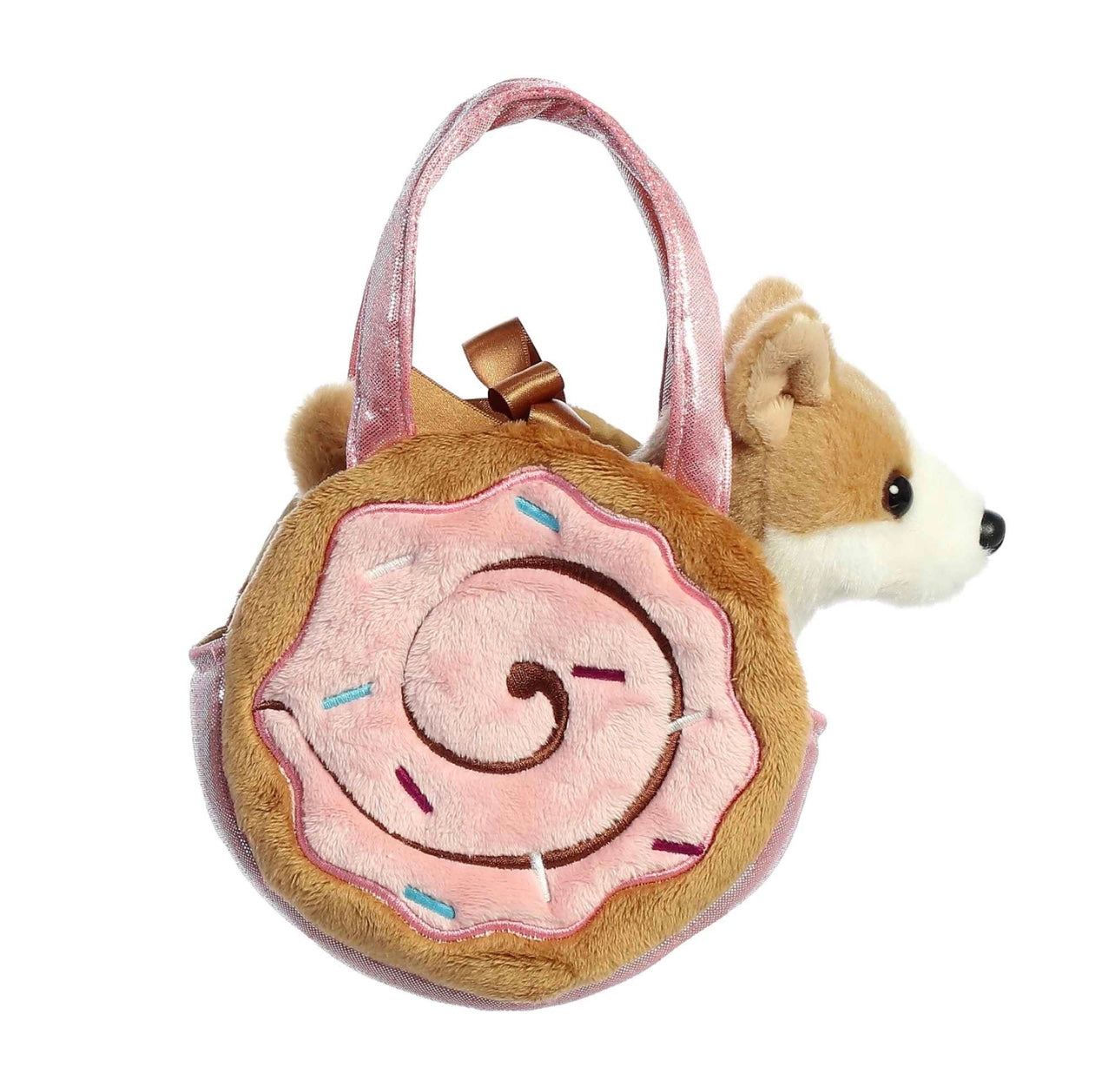 Fancy Pals Cinnamon Roll Corgi Pet Carrier