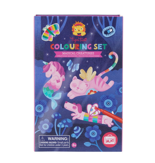 Magical Creatures Colouring Set