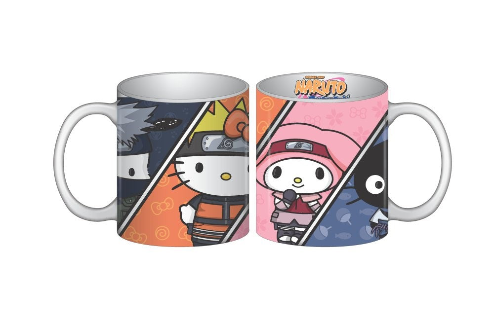 Naruto Sanrio Hello Kitty Mug