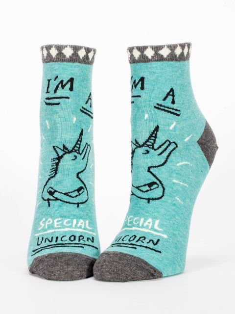 Blue Q Women’s Special Unicorn Socks